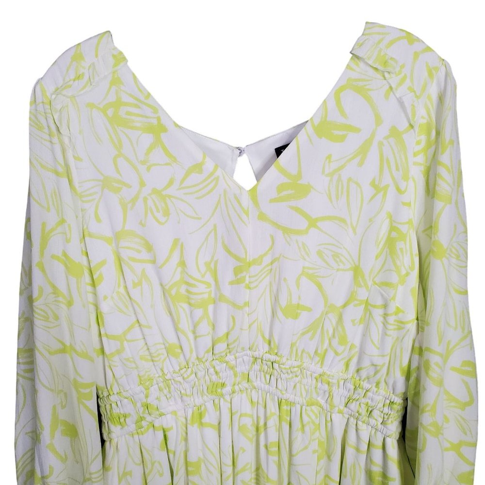Torrid NWT Size 1X 14/16 Dress Gauze Ruffle Wide Waistband Pockets Pullover - Picture 7 of 14